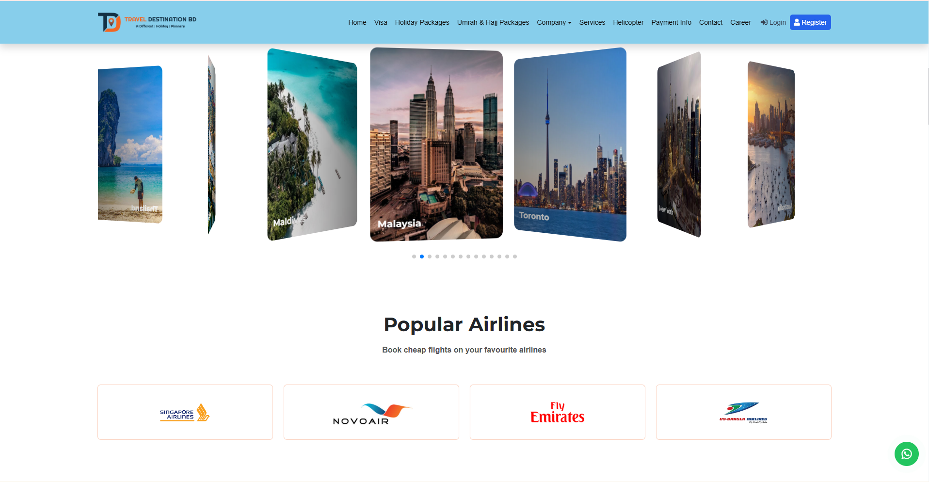 Travel Destination Travel Agency